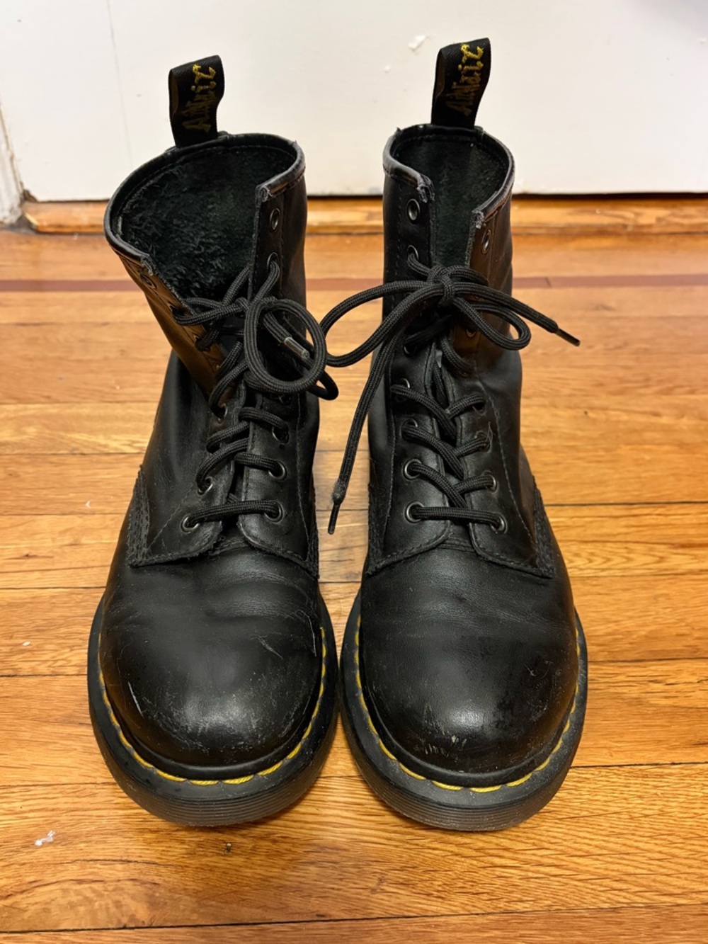 Dr. Martens Black Smooth Leather